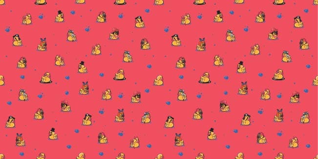 Freaky orange pattern